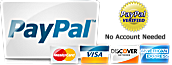 We accept PayPal payments and major credit and debit cards.